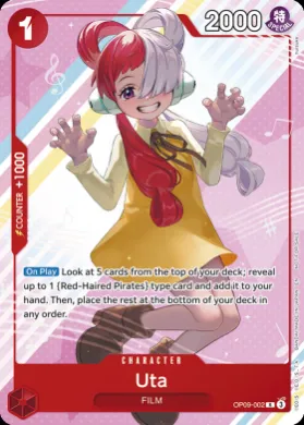 Uta (UP OP09-002) Unnumbered Promos