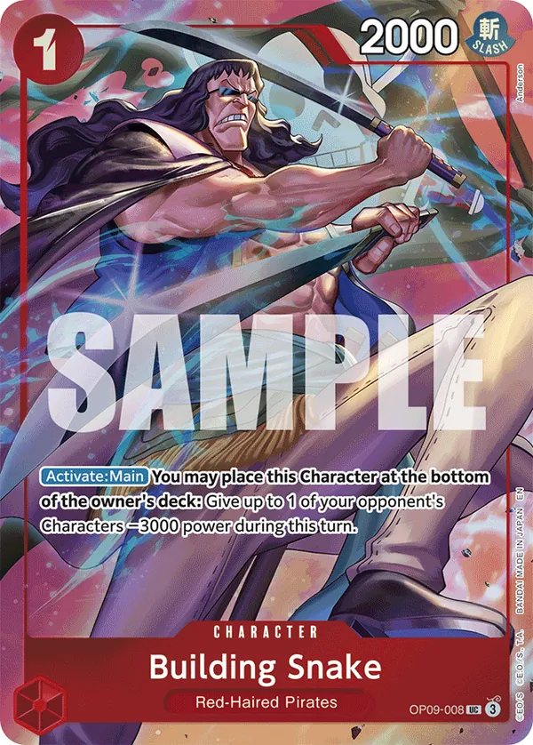 Building Snake OP09-008 One Piece card
