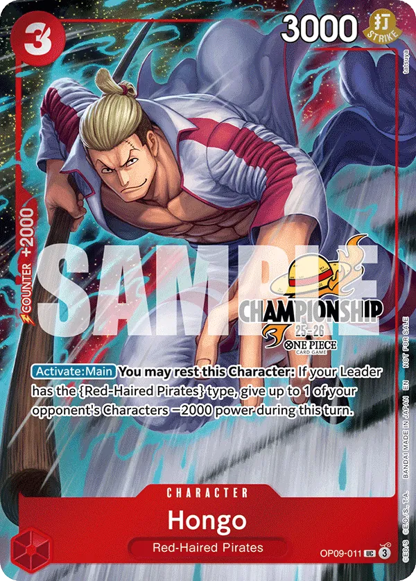 Hongo OP09-011 One Piece card