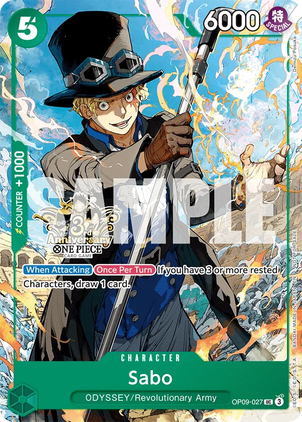 Sabo OP09-027 One Piece card