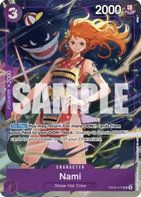 Nami (UP OP09-070) Unnumbered Promos
