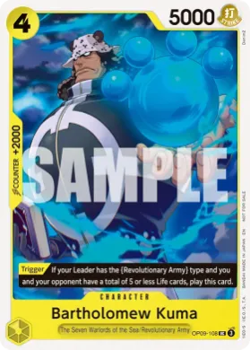 Bartholomew Kuma (UP OP09-108) Unnumbered Promos