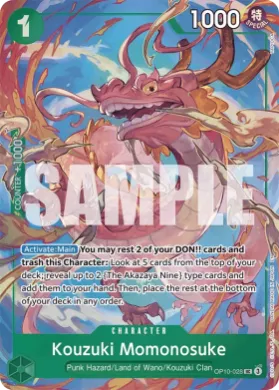 Kouzuki Momonosuke (UP OP10-028) Unnumbered Promos