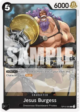 Jesus Burgess (UP OP10-085) Unnumbered Promos