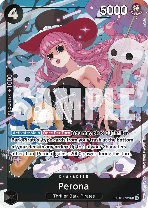 Perona OP10-092 One Piece card