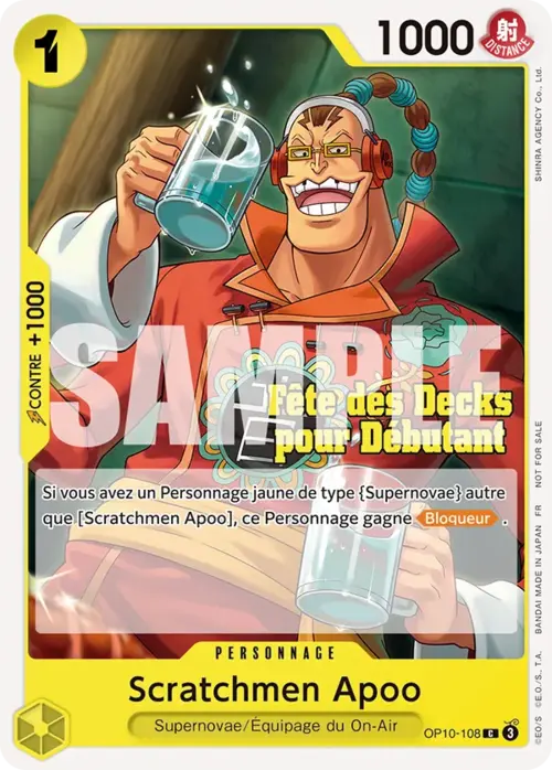 Scratchmen Apoo OP10-108 One Piece card