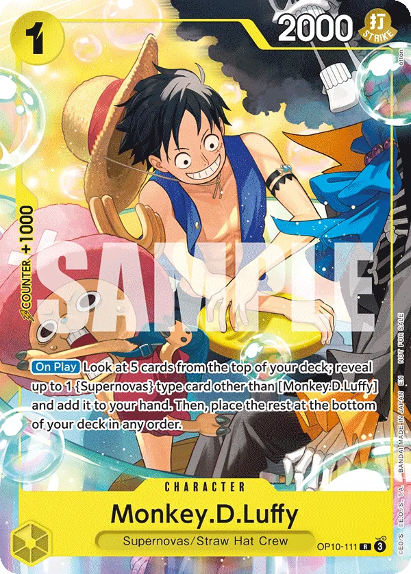 Monkey.D.Luffy OP10-111 One Piece card