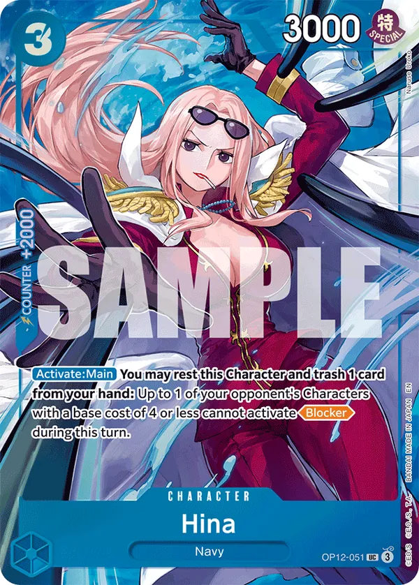 Hina OP12-051 One Piece card