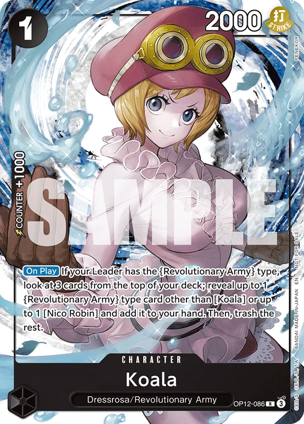 Koala OP12-086 One Piece card