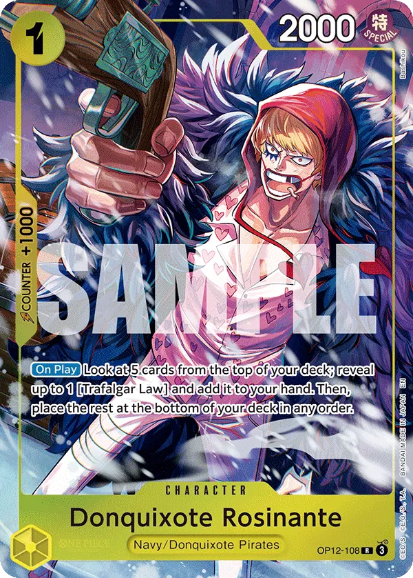 Donquixote Rosinante OP12-108 One Piece card