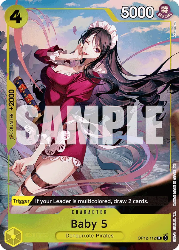 Baby 5 OP12-112 One Piece card