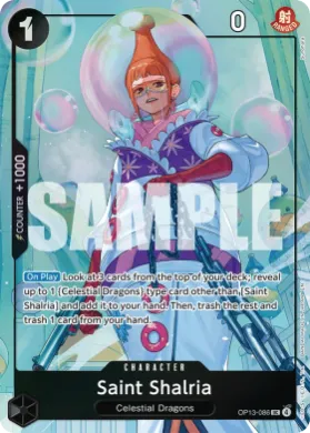 Saint Shalria (UP OP13-086) Unnumbered Promos