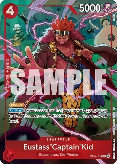 Eustass"Captain"Kid OP14-014 One Piece card