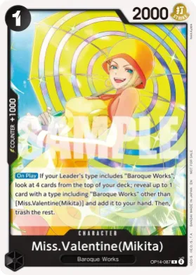 Miss.Valentine(Mikita) (UP OP14-087) Unnumbered Promos