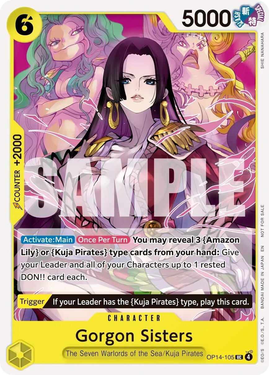 Gorgon Sisters OP14-105 One Piece card