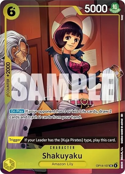 Shakuyaku OP14-107 One Piece card