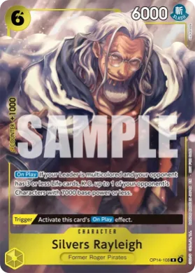 Silvers Rayleigh (UP OP14-108) Unnumbered Promos