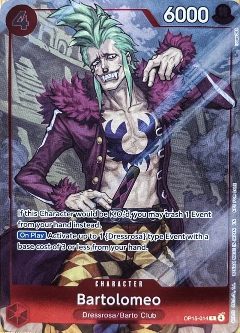 Bartolomeo OP15-014 One Piece card