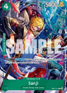 Sanji (UP EB01-014) Unnumbered Promos