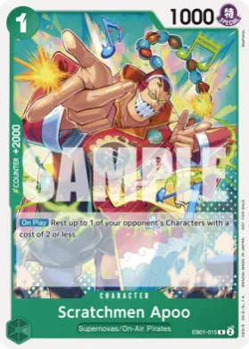 Scratchmen Apoo (UP EB01-015) Unnumbered Promos