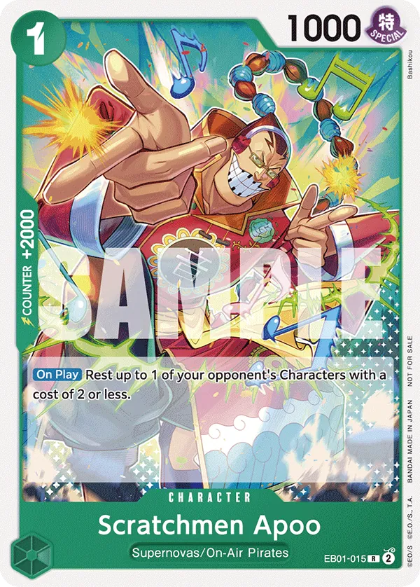 Scratchmen Apoo EB01-015 One Piece card