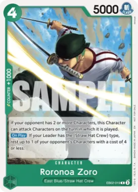 Roronoa Zoro (UP EB02-019) Unnumbered Promos