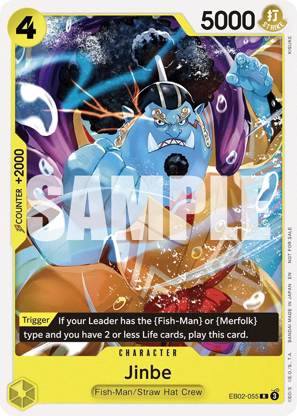 Jinbe EB02-055 One Piece card