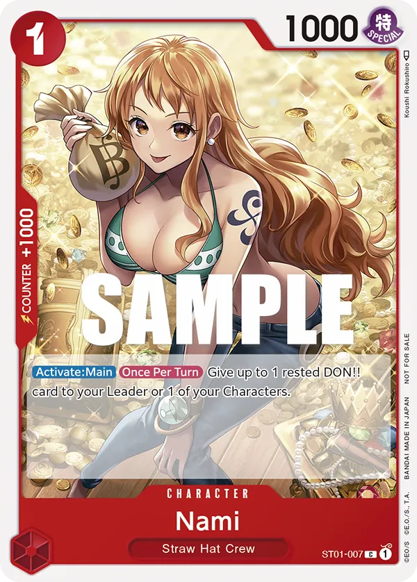 Nami ST01-007 One Piece card
