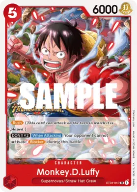 Monkey.D.Luffy (UP ST01-012) Unnumbered Promos