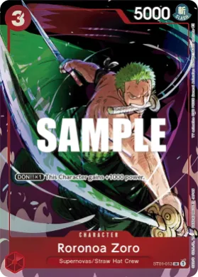 Roronoa Zoro (UP ST01-013) Unnumbered Promos