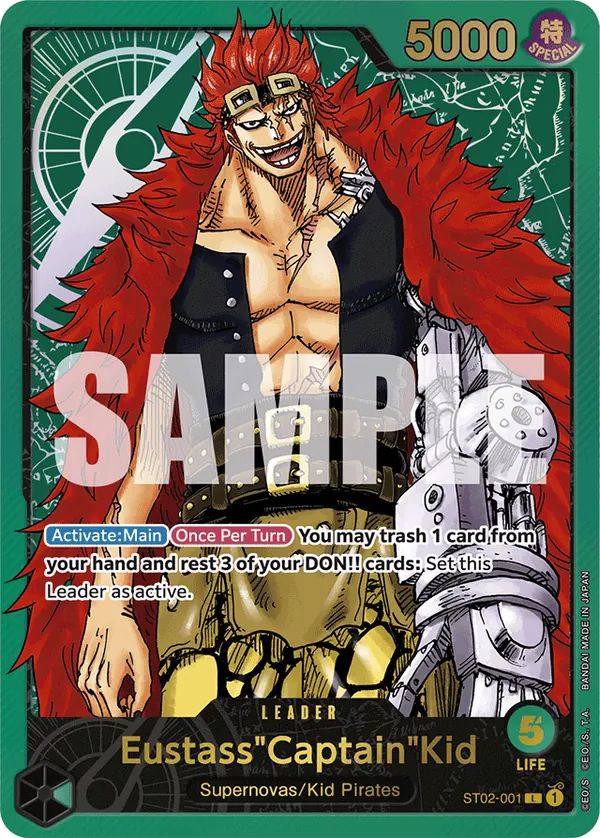 Eustass"Captain"Kid ST02-001 One Piece card