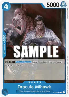 Dracule Mihawk (UP ST03-005) Unnumbered Promos