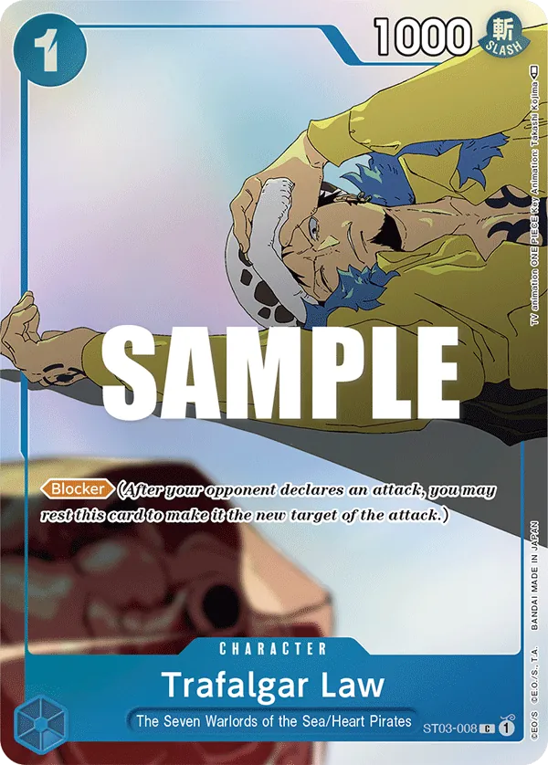 Trafalgar Law ST03-008 One Piece card
