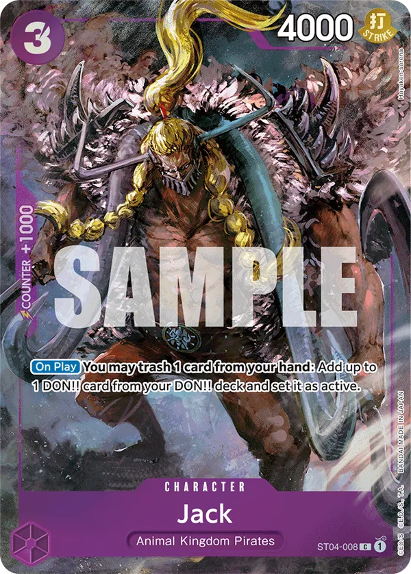 Jack ST04-008 One Piece card