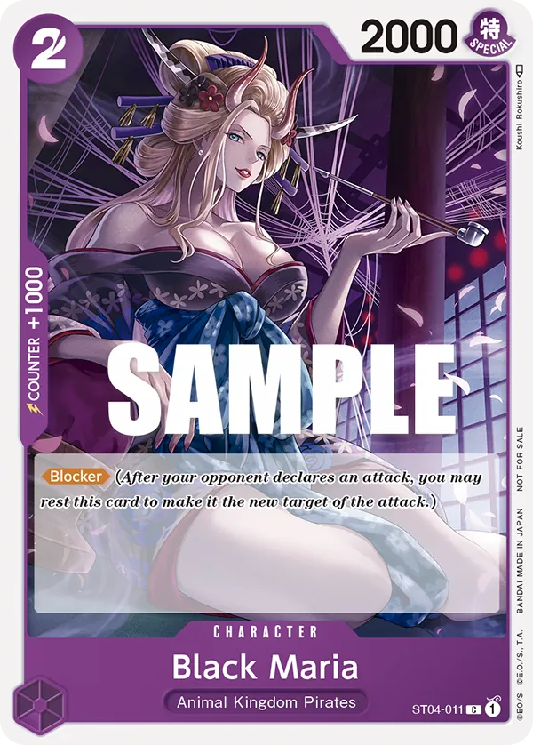 Black Maria ST04-011 One Piece card