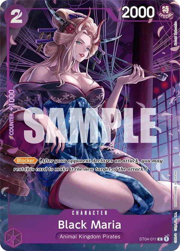 Black Maria ST04-011 One Piece card