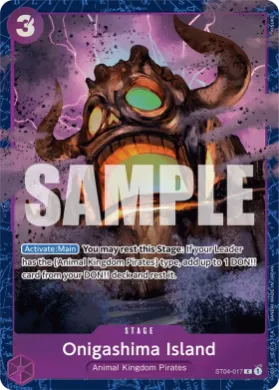 Onigashima Island (UP ST04-017) Unnumbered Promos