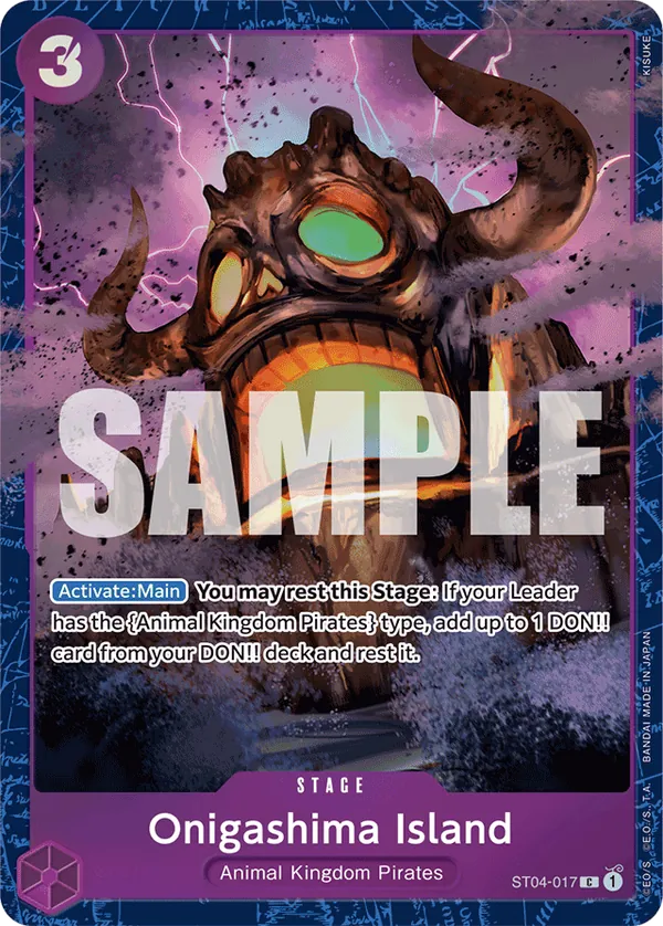 Onigashima Island ST04-017 One Piece card