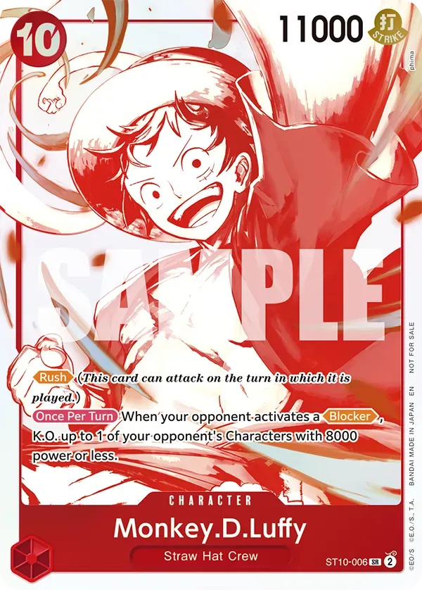 Monkey.D.Luffy ST10-006 One Piece card
