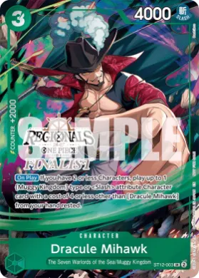 Dracule Mihawk (UP ST12-003) Unnumbered Promos