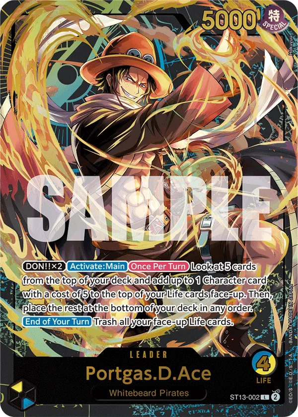 Portgas.D.Ace ST13-002 One Piece card