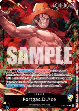Portgas.D.Ace (UP ST13-002) Unnumbered Promos