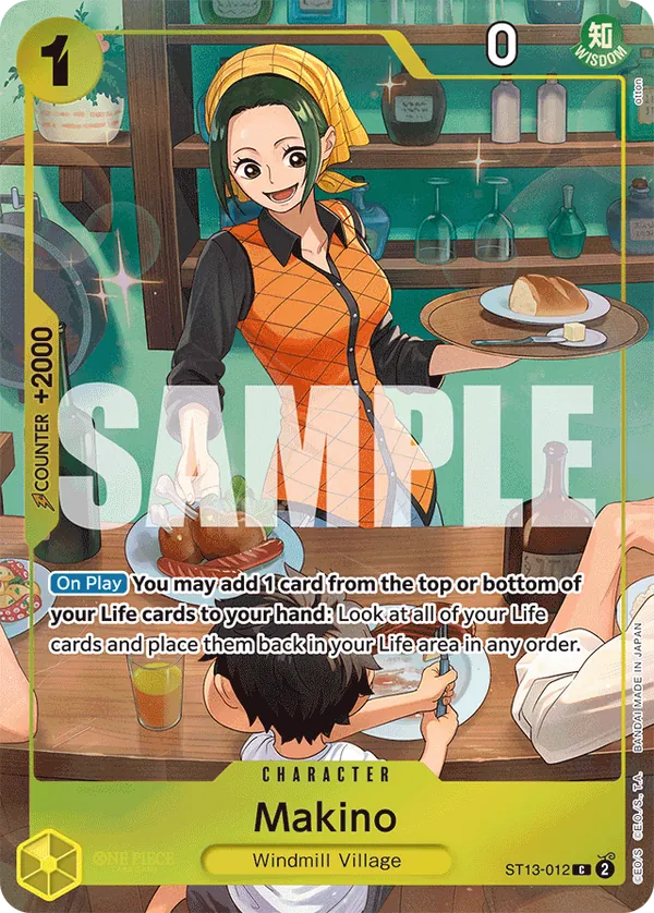 Makino ST13-012 One Piece card