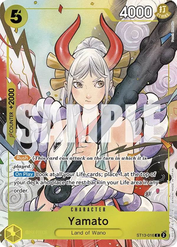 Yamato ST13-016 One Piece card