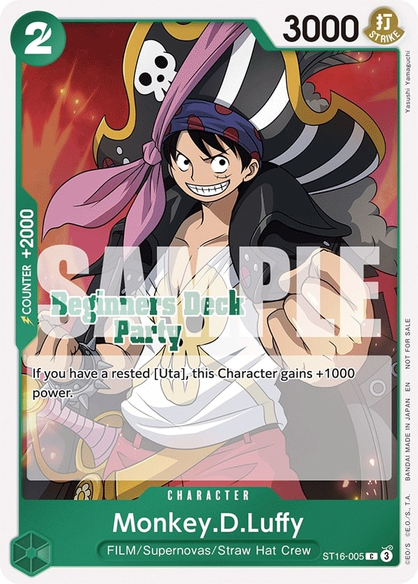 Monkey.D.Luffy ST16-005 One Piece card