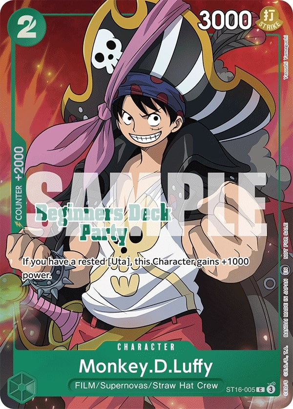 Monkey.D.Luffy ST16-005 One Piece card