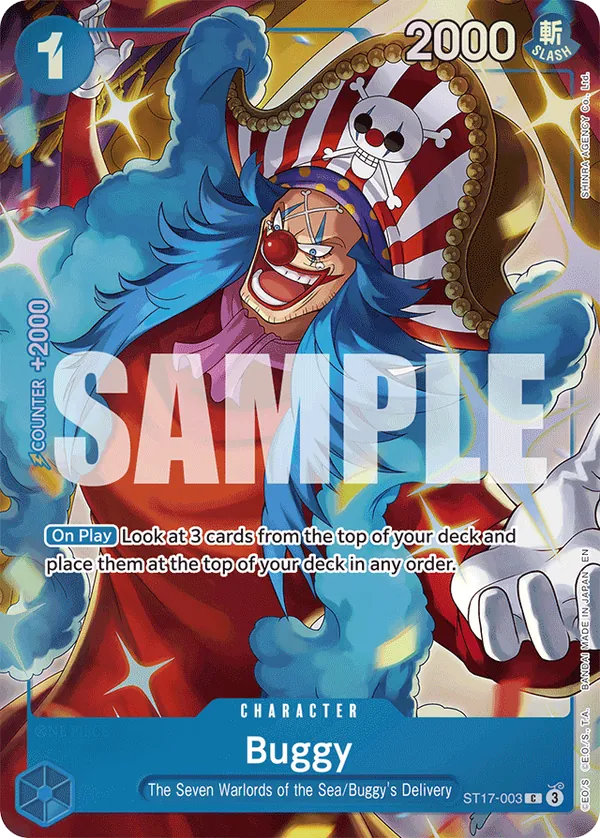 Buggy ST17-003 One Piece card