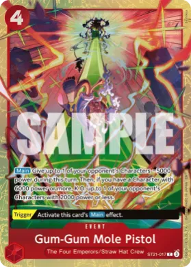 Gum-Gum Mole Pistol (UP ST21-017) Unnumbered Promos