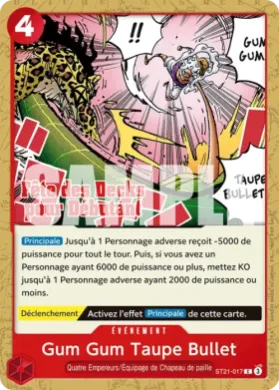 Gum-Gum Mole Pistol (UP ST21-017) Unnumbered Promos