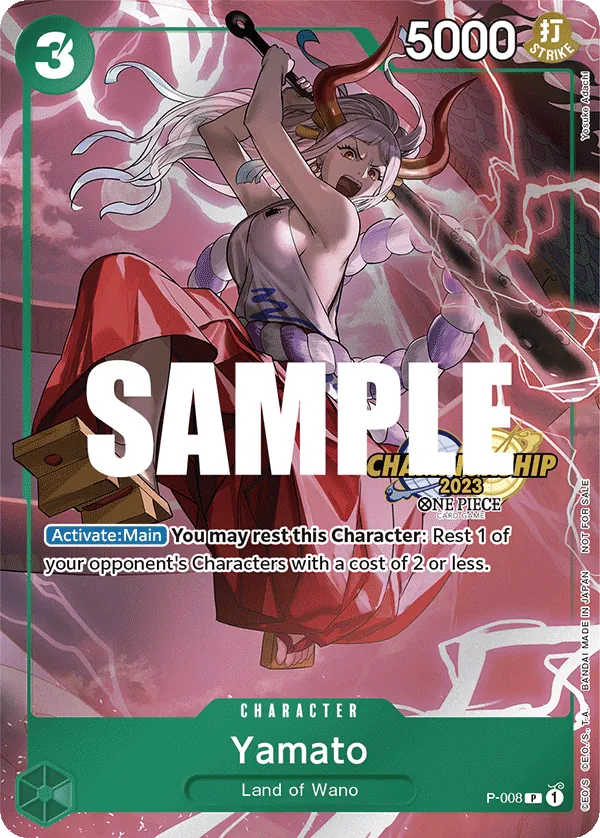 Yamato P-008 One Piece card